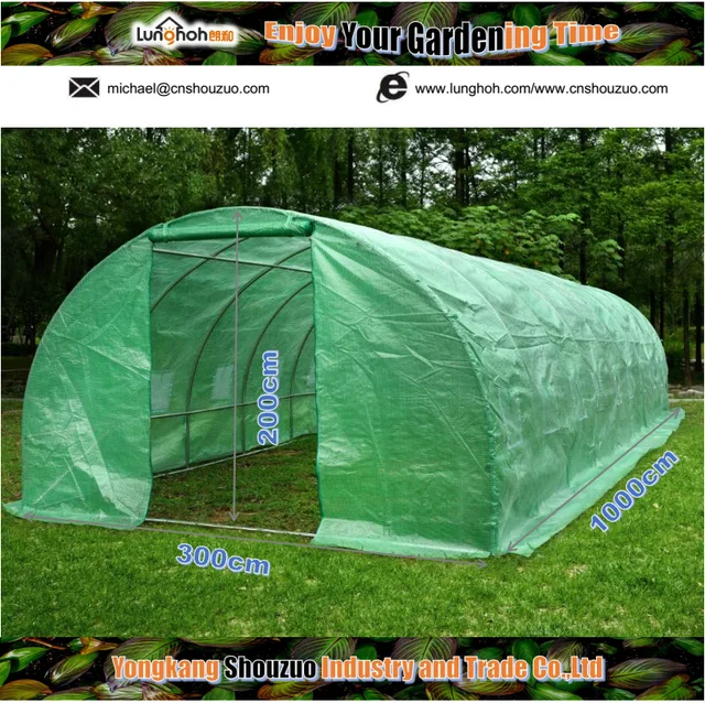 10x3m Tunnel Greenhouse