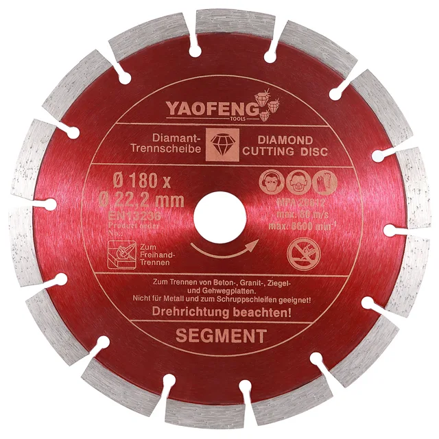 180mm Diamond Dry Cutting Disc