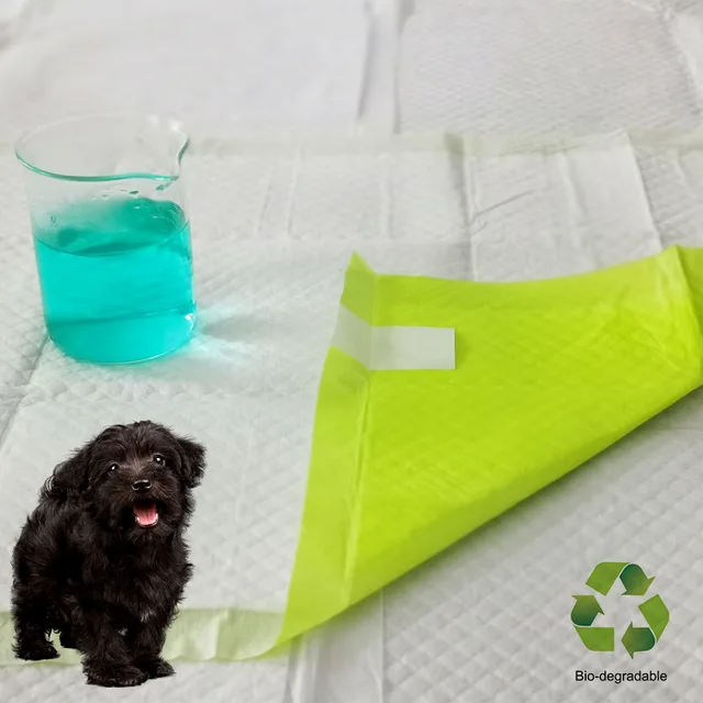 Bio-degradable puppy pads