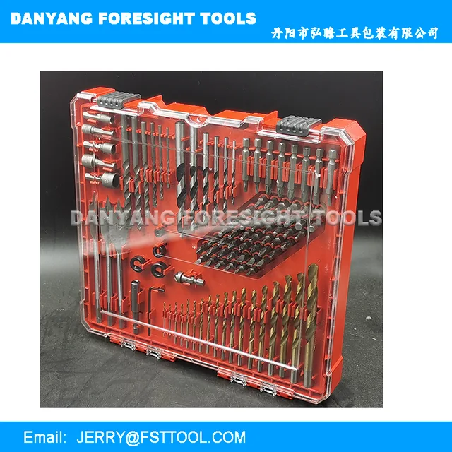 100pcs mixed drill bit set