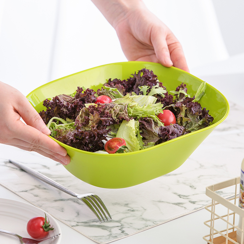 2.8l plastic salad bowl salad container pasta serving bowl