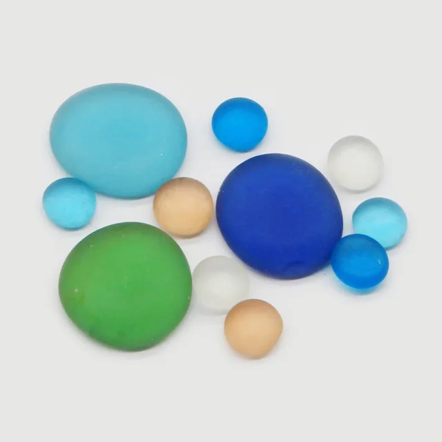 17-19mm Bulk Glass,Beach Decor Sea Glass,Coastal Decor Bulk Seaglass for Beach Wedding Decor