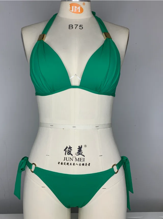 Adjustable Slide Triangle Top&Side Tie Hipster Bottom