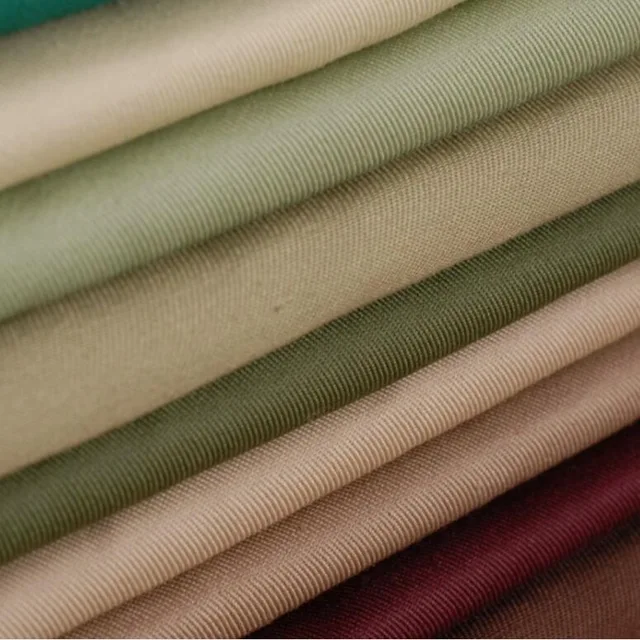 Cotton stretch twill fabric 20x16+70d 116x48
