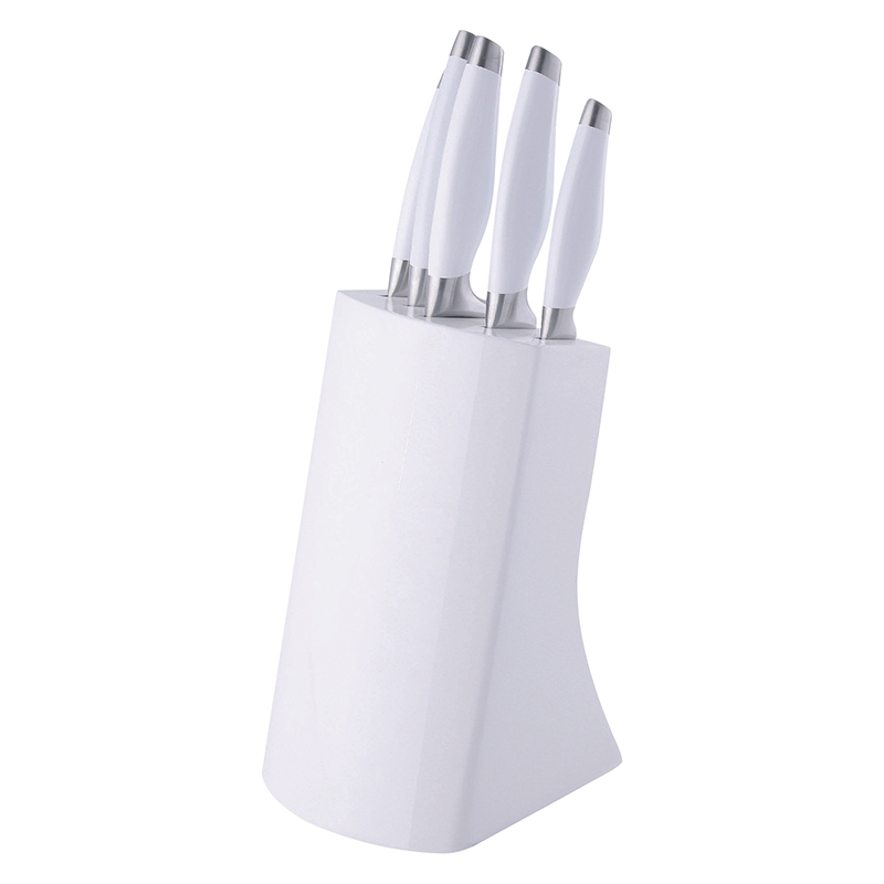 6 Pc Kitchen Knife Block Set
