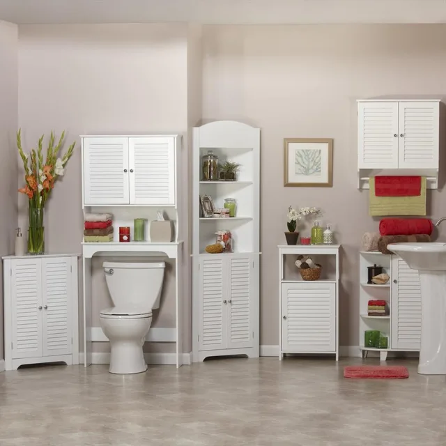 Bathroom wall mounted cabinet with mirror