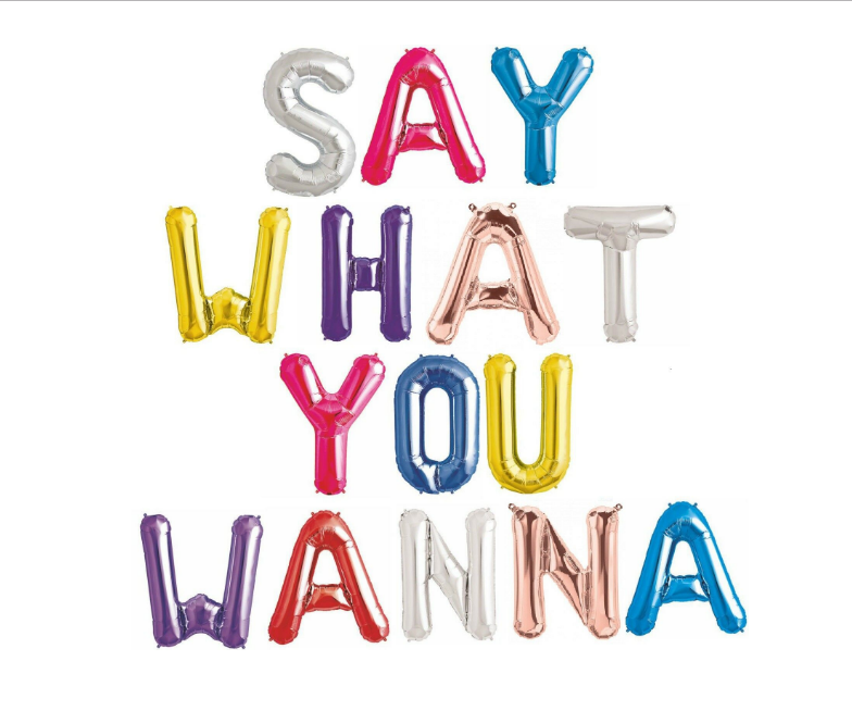2020 Canton Fair Hot Sale Letter Foil Balloon Mylar Balloon
