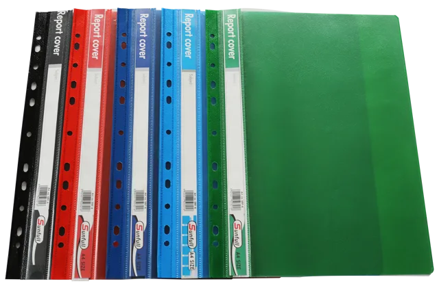 0)PP colorule 11 holes report file school cover folder plastic file folder