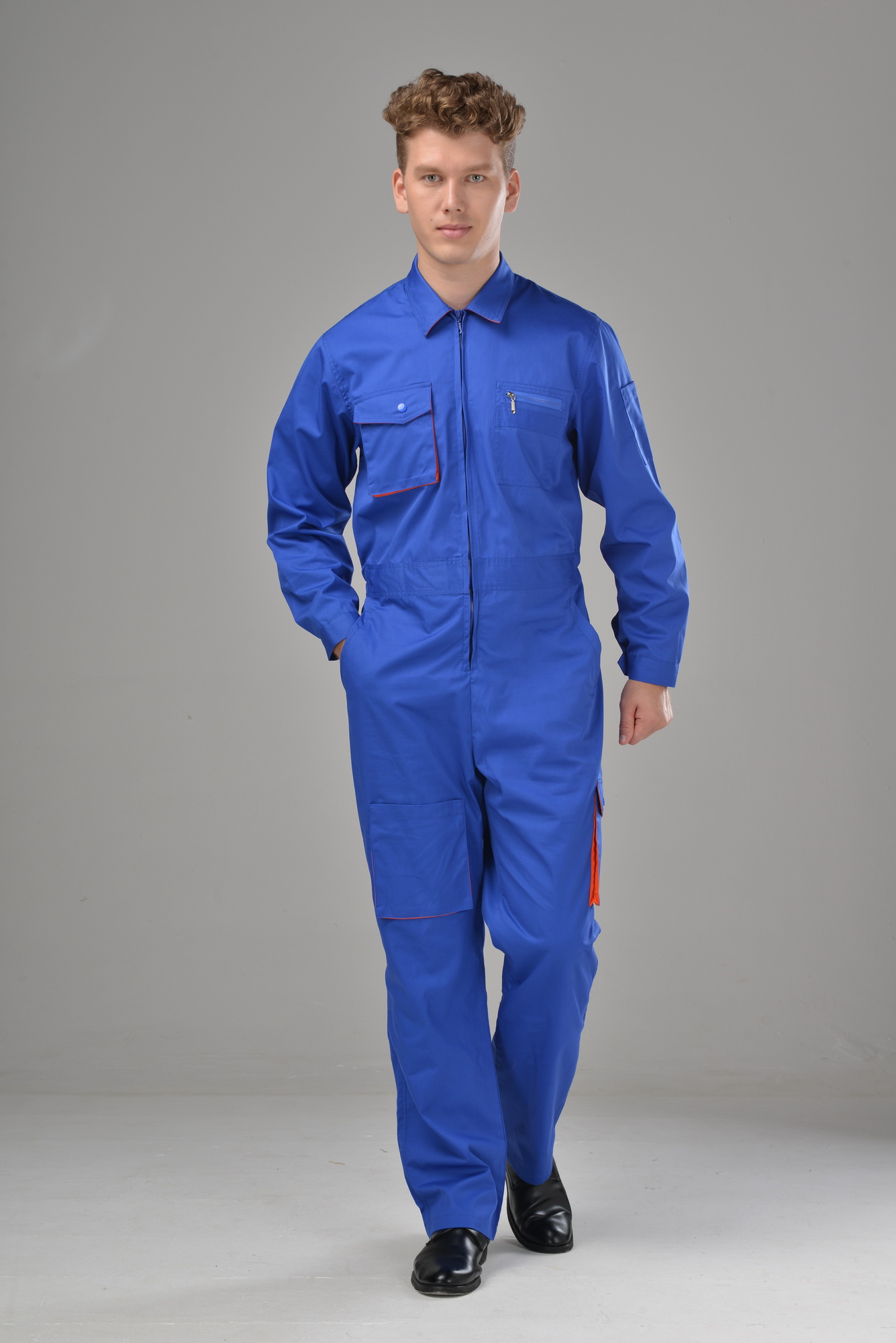 Functional protective uniform coverall