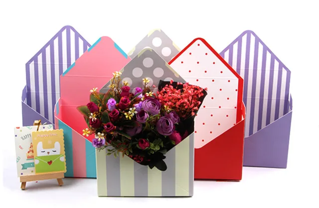 Fold flower bag paper bag