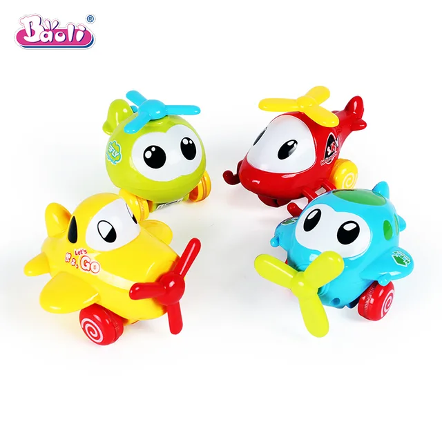 Pull back toy , Pull back plane , Cartoon plane