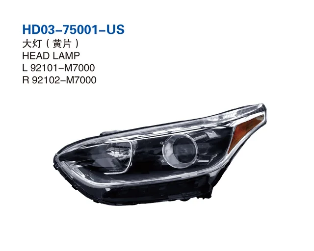 Head Lamp Usa Type For Cerato'2019