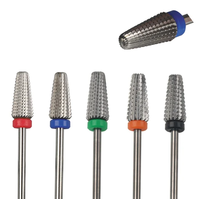 Tungsten carbide nail drill bit for nail beauty