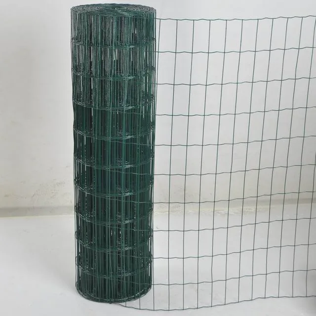 -H1.5M PVC coated EURO FENCE WELD MESH GARDEN FENCE NETTING