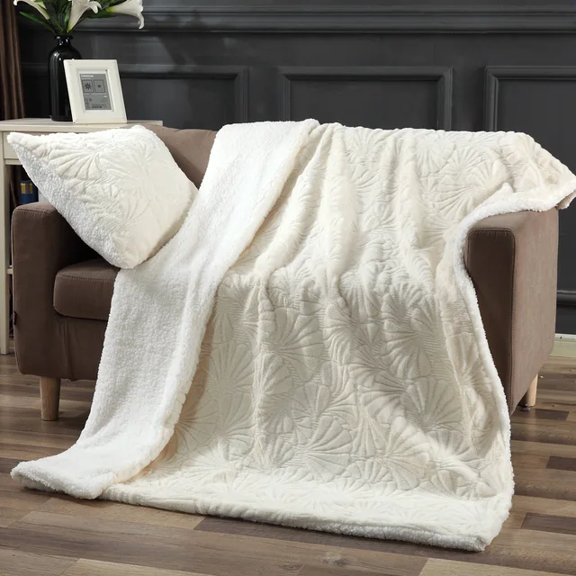 Ultrasonic Faux Fur Bed Throw