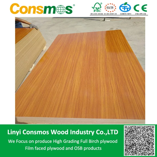 Melamine laminated plywood