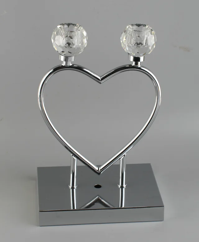 Crystal candle holder