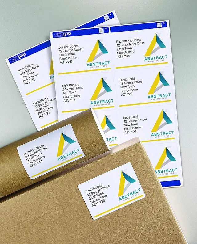 A4 Size Laser & Inkjet Label 8 Ups 99.1*67.7mm Address Postage Label Clear Printing