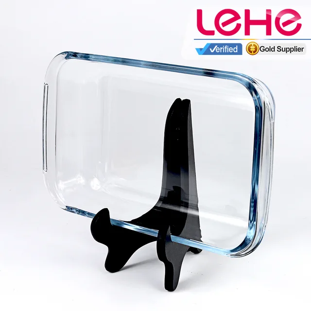 20years Munufacturer Direct Wholesale Price Oven Safe Glass Baking Tray Cake Plate