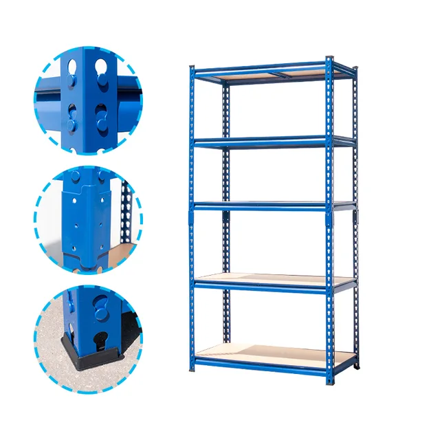 1heavy duty 5 tier storage shelving rack