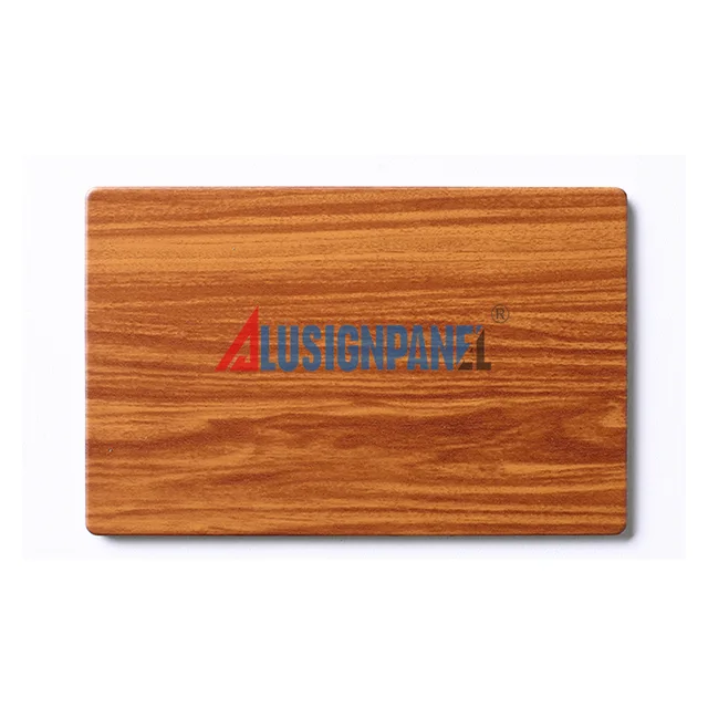 Indoor decorative wooden aluminum composite panel