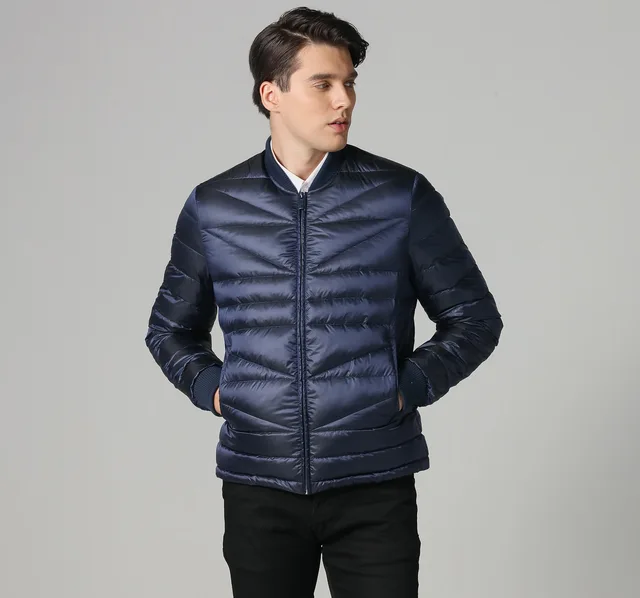 Men's light down jacket short