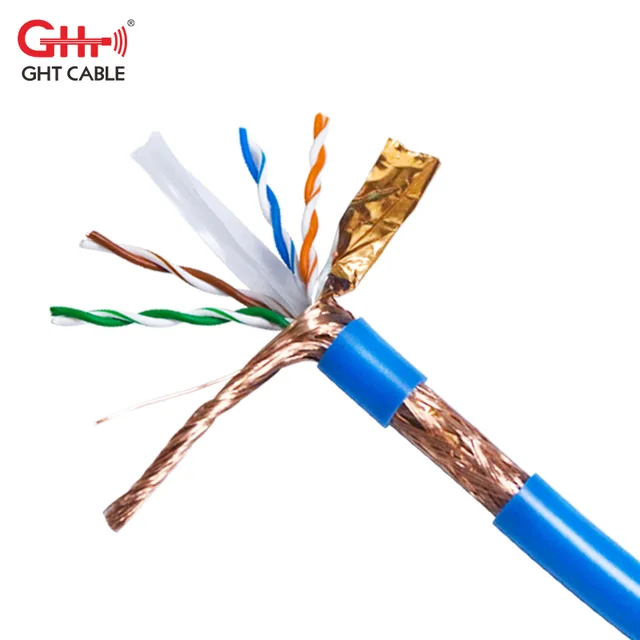 Cat6 23awg Cu Sftp Etnernet Cable 305m/Roll