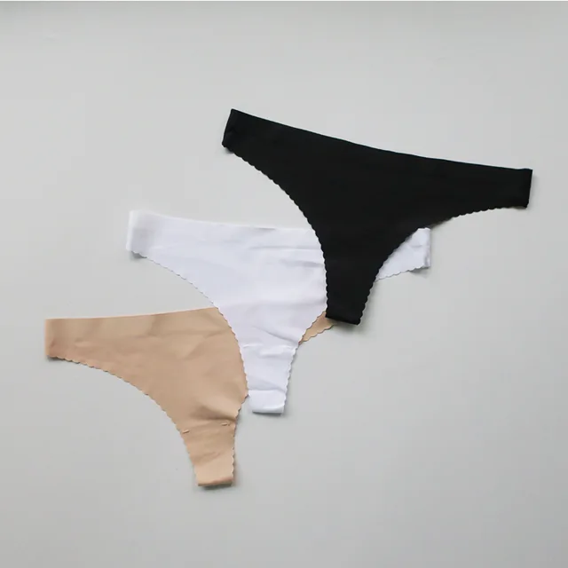 Laser cut Seamless Thong