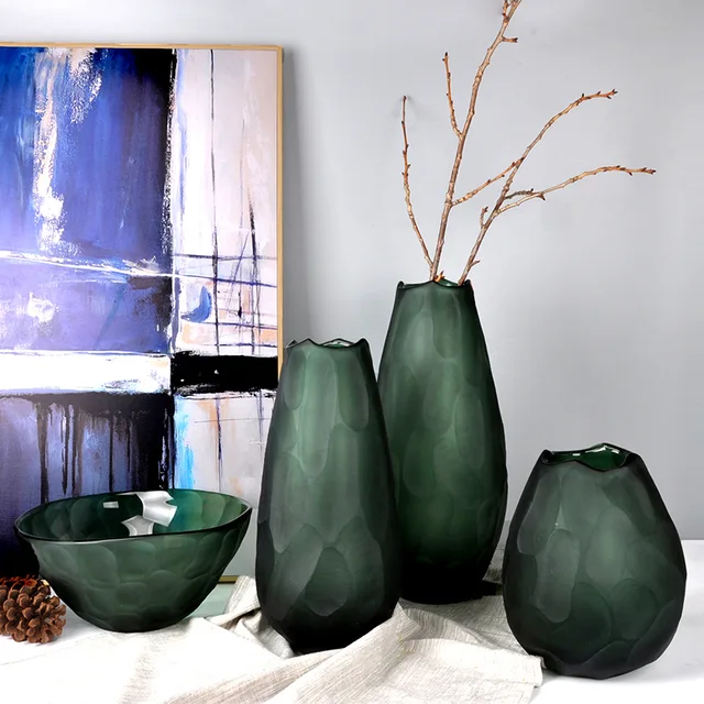 Handcraft glass vase