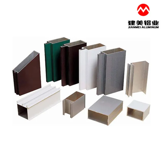 Aluminium profile for curtain wall for all kinds of finishes