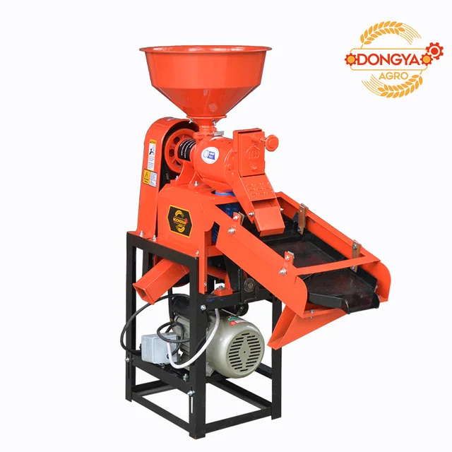 Single vibratory screen rice mill