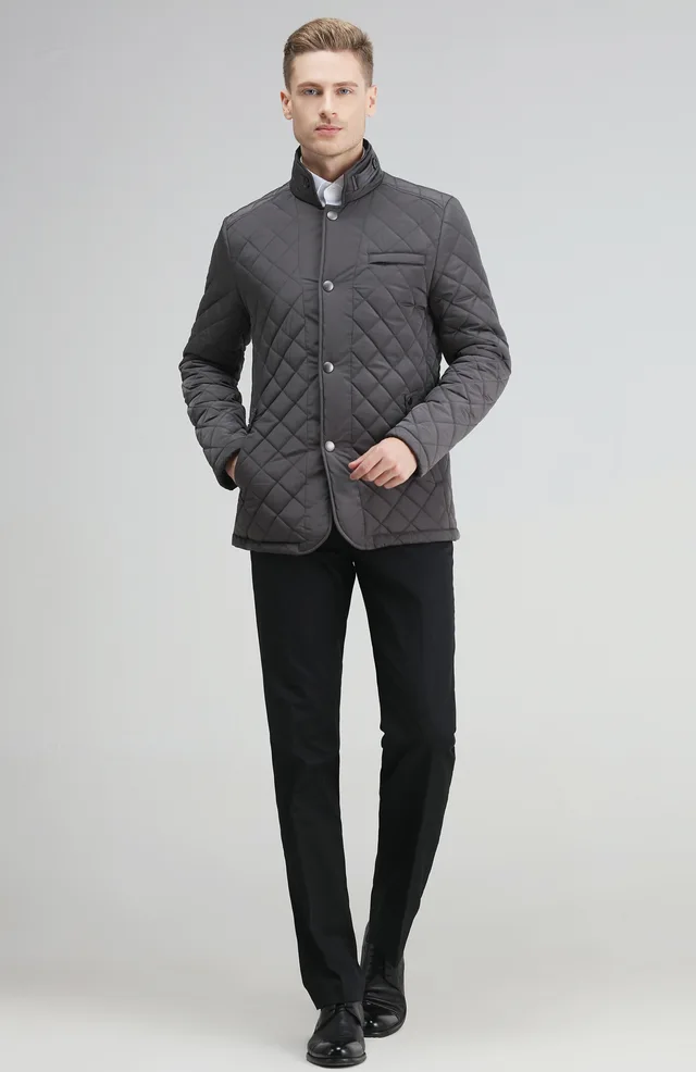 Men' s quilted padded jacket