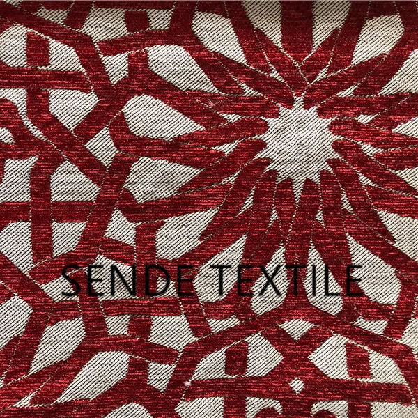 Chenille Jacquard Sofa Fabric
