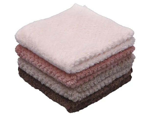 0132Canway coral velvet microfiber cleaning cloth household kitchen multi-purpose cloth
