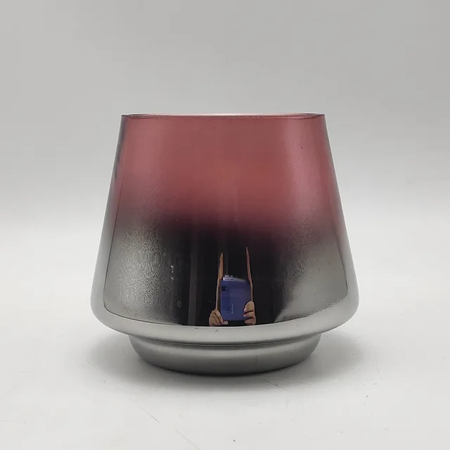 Glass candlestick