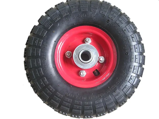 Hand trolley pneumatic rubber wheel