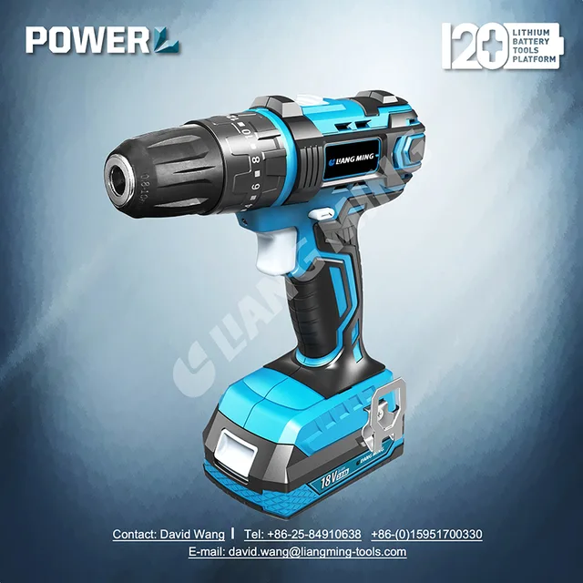 18V lithium battery cordless hammer drill