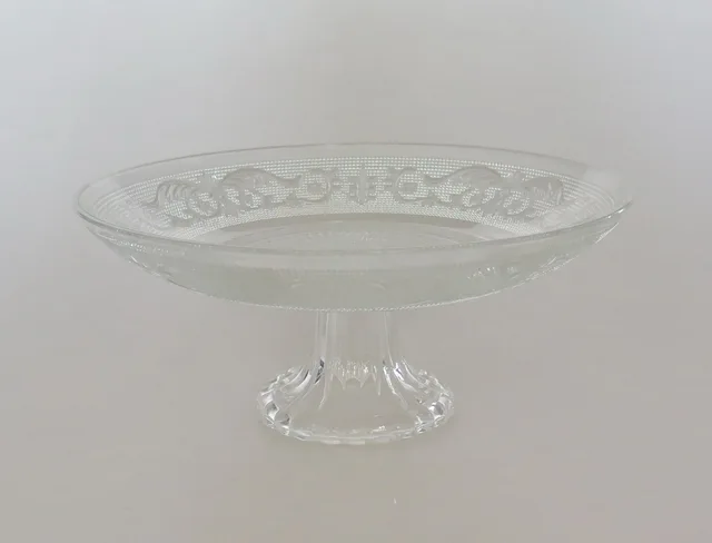 MCF2245 fruit tray with foot Glass fruit plate