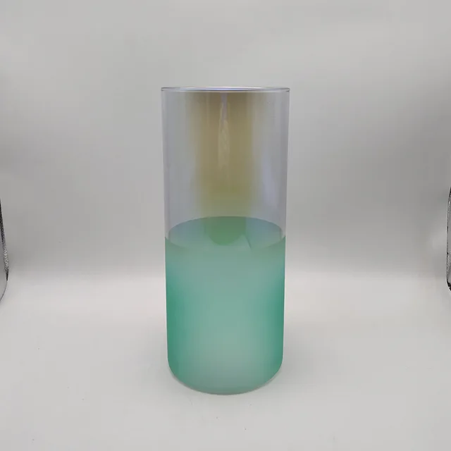 Morandi colors semi-frosted vase