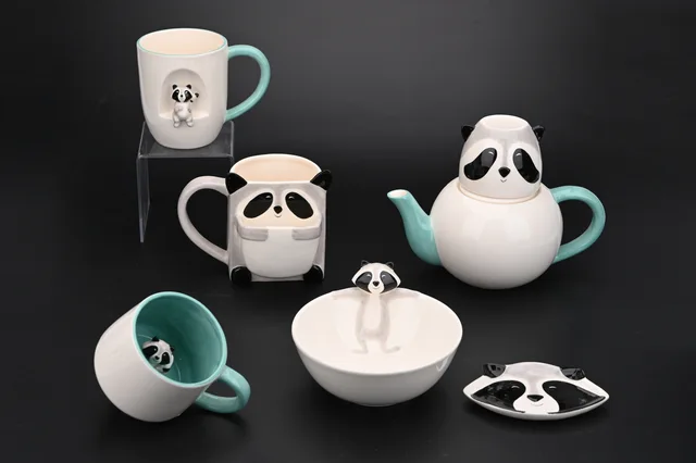 Ceramic animal tableware