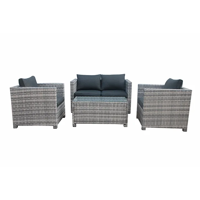 K/D Outdoor rattan sofa 4 pcs sets