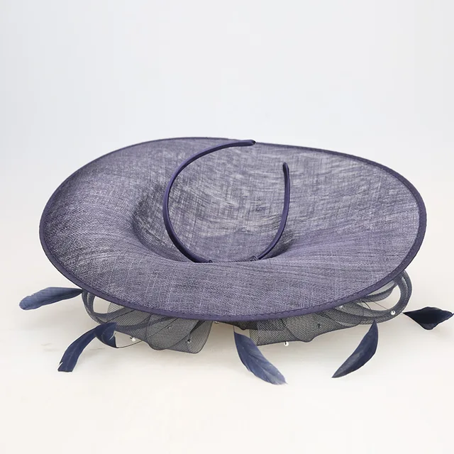 Handmade European and American style lace sinamay women hat