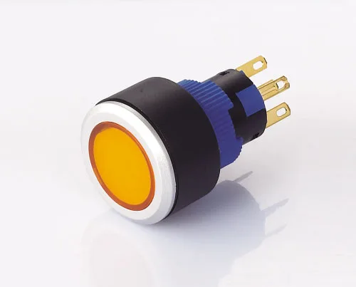 16mm plastic push button switch