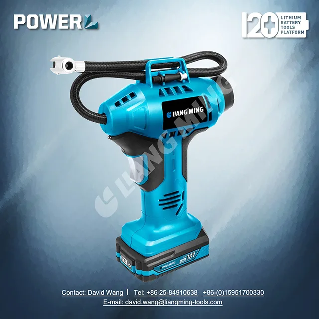 18V lithium battery cordless air pump