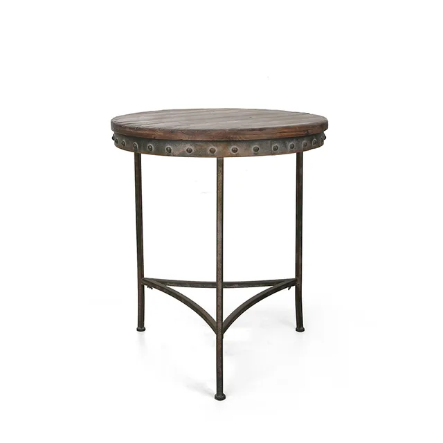 Wooden And Metal Table