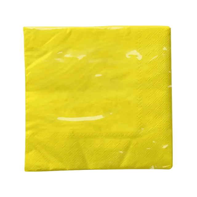 PAPER Napkin Lunch Yellow