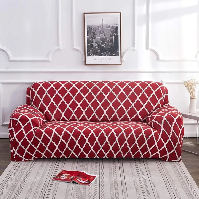 Office Stretch Sofa Cover Slipcover Spandex Non Slip Soft Couch Sofa Cover Washable Furniture Protector