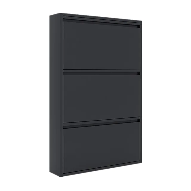 Steel shoe rack cabinet