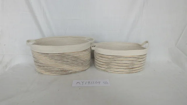 Cotton rope basket
