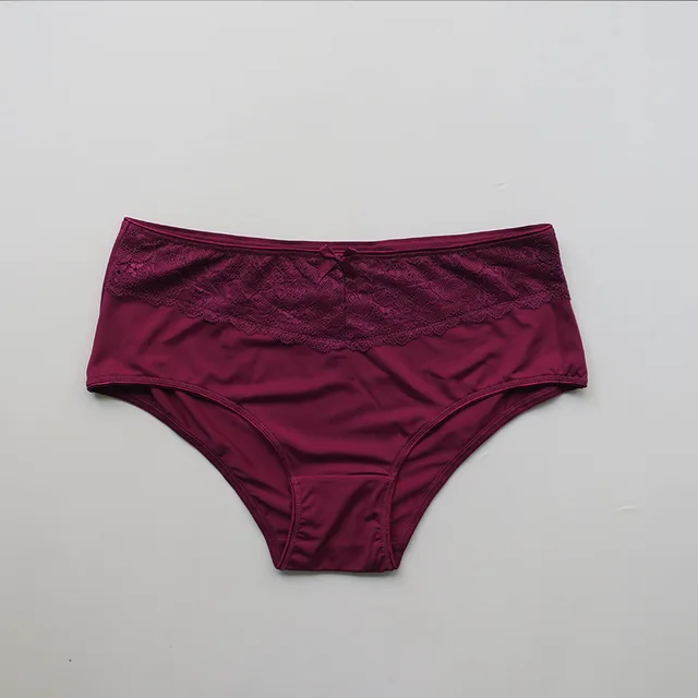 Plus size High waist Panty in Microfibre fabric